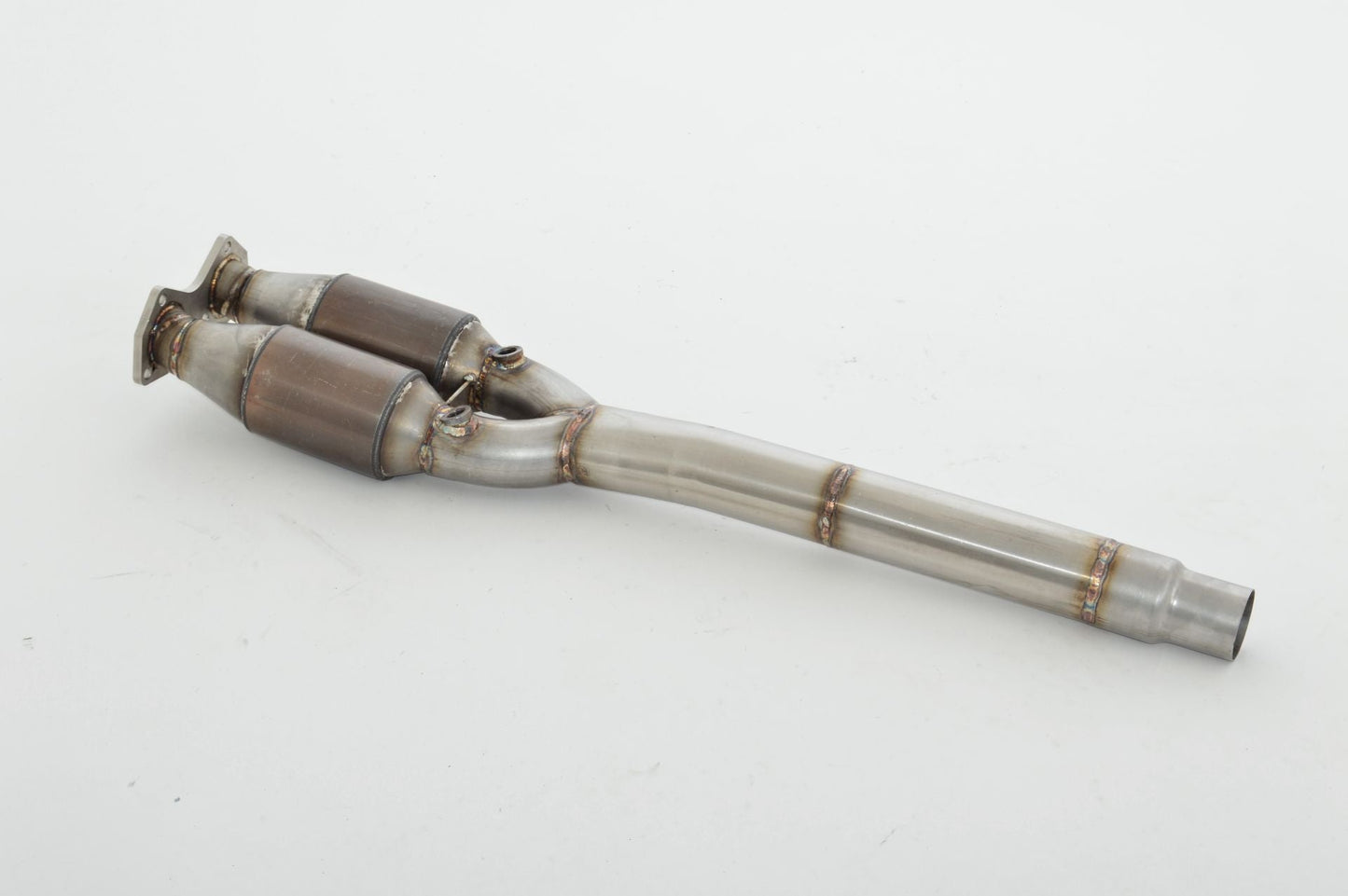 FMS 2x63.5mm 200 Zellen Sport-Kat. Edelstahl