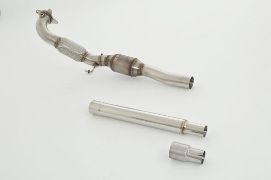 FMS 76mm Downpipe mit 200 Zellen HJS Sport-Kat. VW Scirocco III R