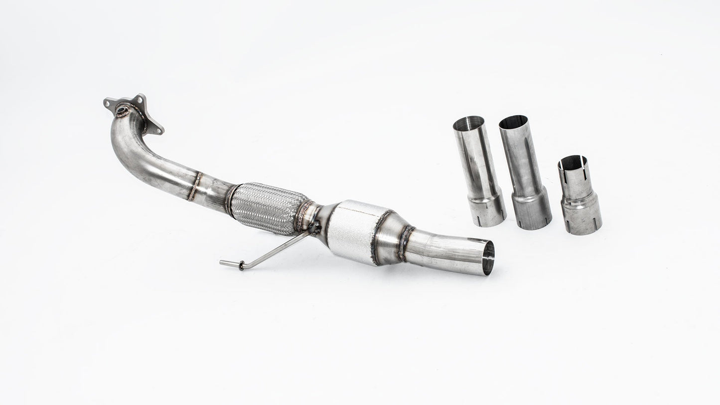 Friedrich Motorsport 76mm Downpipe mit 200 Zellen Sport-Kat. VW Polo 6R WRC