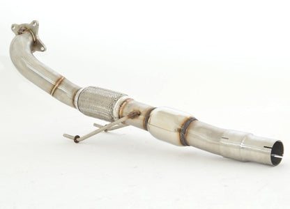 FMS 76mm Downpipe mit 200 Zellen Sport-Kat. VW Polo 6R WRC
