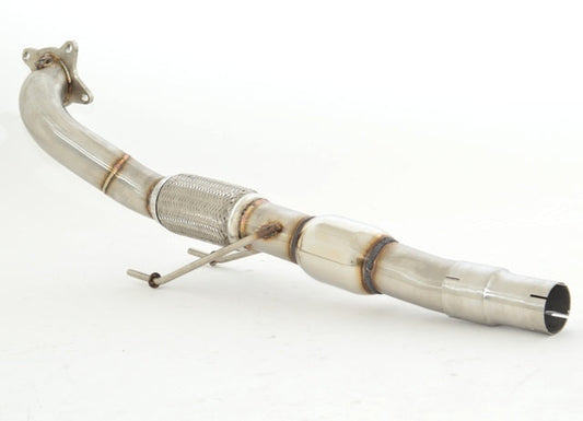FMS 76mm Downpipe mit 200 Zellen Sport-Kat. VW Polo 6R WRC