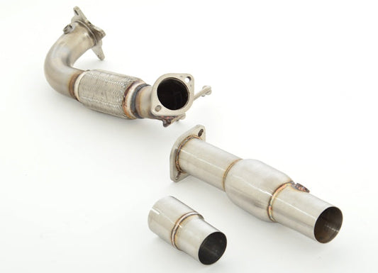FMS 76mm Downpipe mit 200 Zellen Sport-Kat. VW Golf VI R Allrad