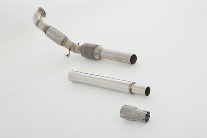 Friedrich Motorsport 76mm Downpipe mit 200 Zellen Sport-Kat. Edelstahl
