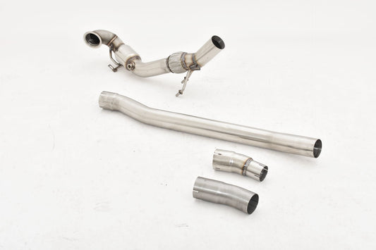 FMS 76mm Downpipe mit Sport-Kat. Edelstahl