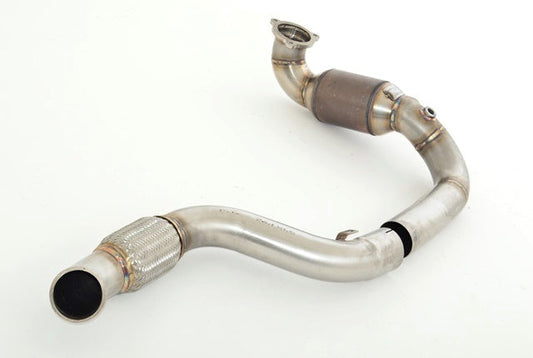 FMS 76mm Downpipe mit 200 Zellen HJS Sport-Kat. Edelstahl