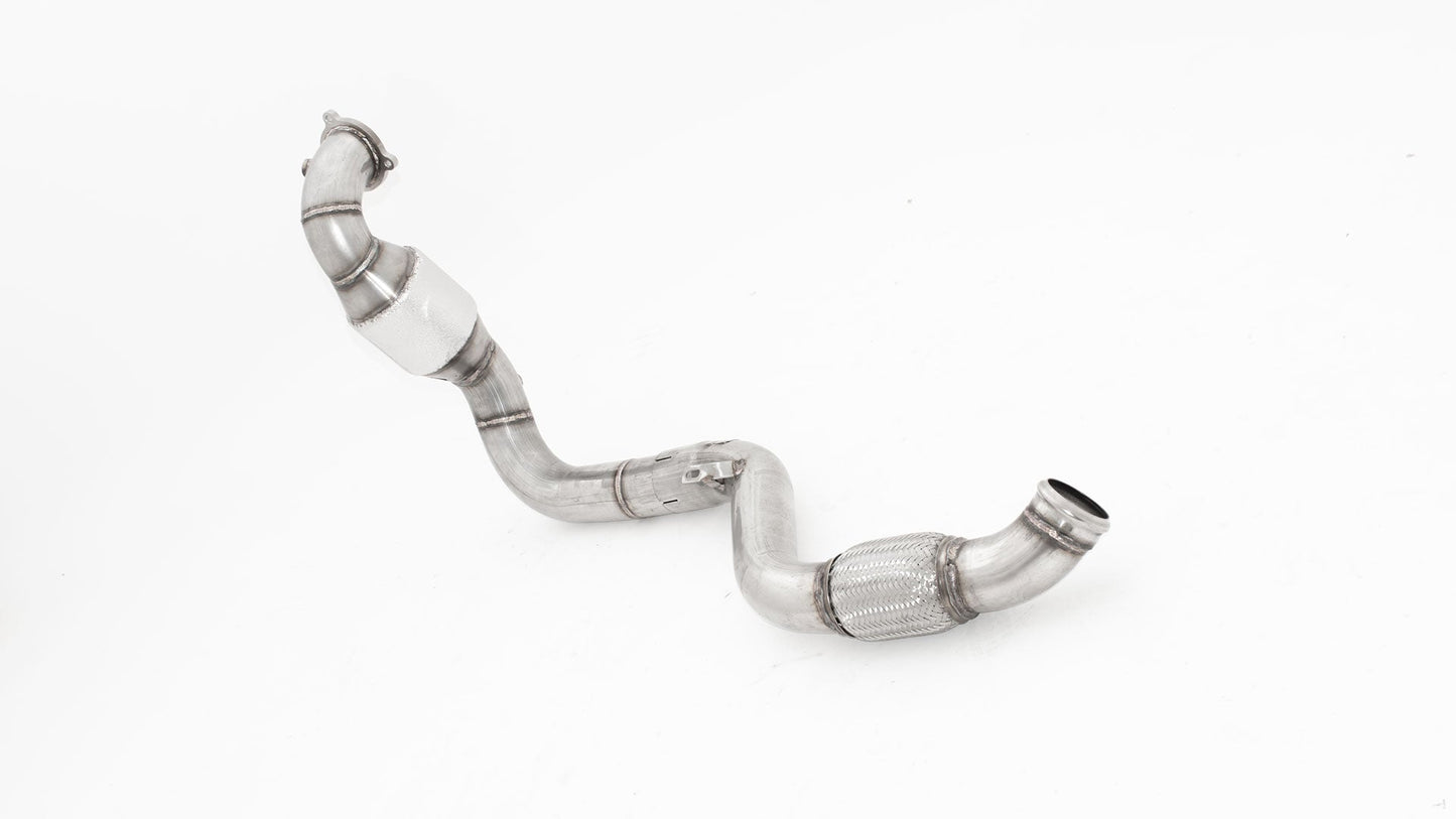 Friedrich Motorsport 76mm Downpipe mit 200 Zellen Sport-Kat. Edelstahl