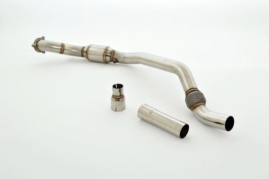 FMS 76mm Downpipe mit Sport-Kat. Mercedes R172 SLK