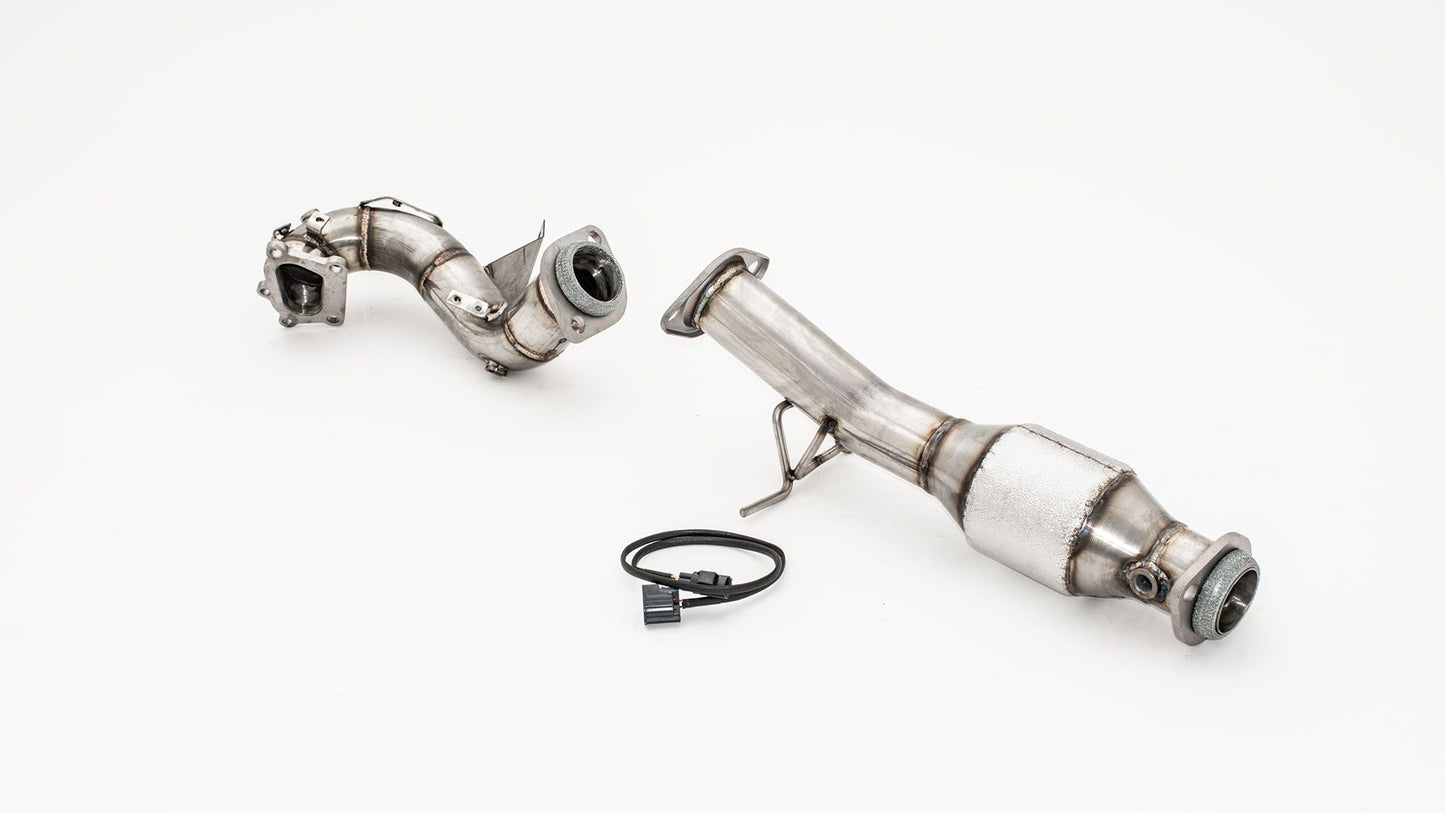 Friedrich Motorsport 76mm Downpipe mit 200 Zellen Sport-Kat. Mazda 3 MPS