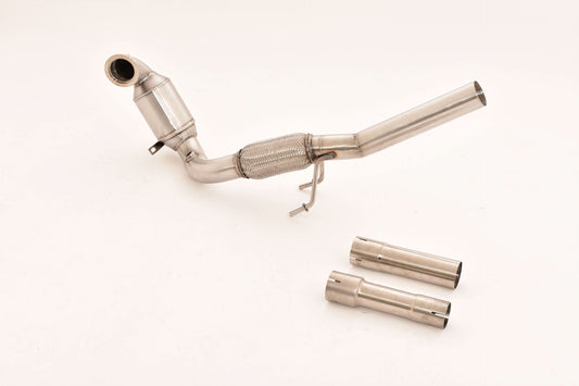 FMS 63.5mm Downpipe mit Sport-Kat. Edelstahl