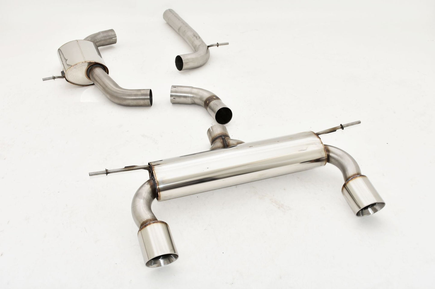 Friedrich Motorsport 76mm Duplex-Anlage Audi TT 8S Frontantrieb
