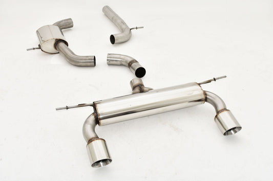Friedrich Motorsport 76mm Duplex-Anlage Audi TT 8S Frontantrieb