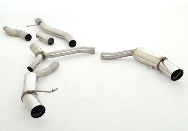 FMS 76mm Duplex-Anlage Audi A5 B8 Sportback Frontantrieb und Quattro
