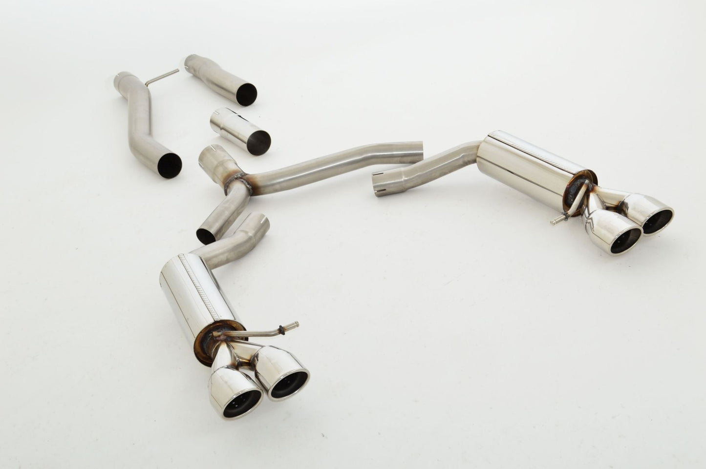 FMS 76mm Duplex-Anlage Audi A5 B8 Sportback Frontantrieb und Quattro