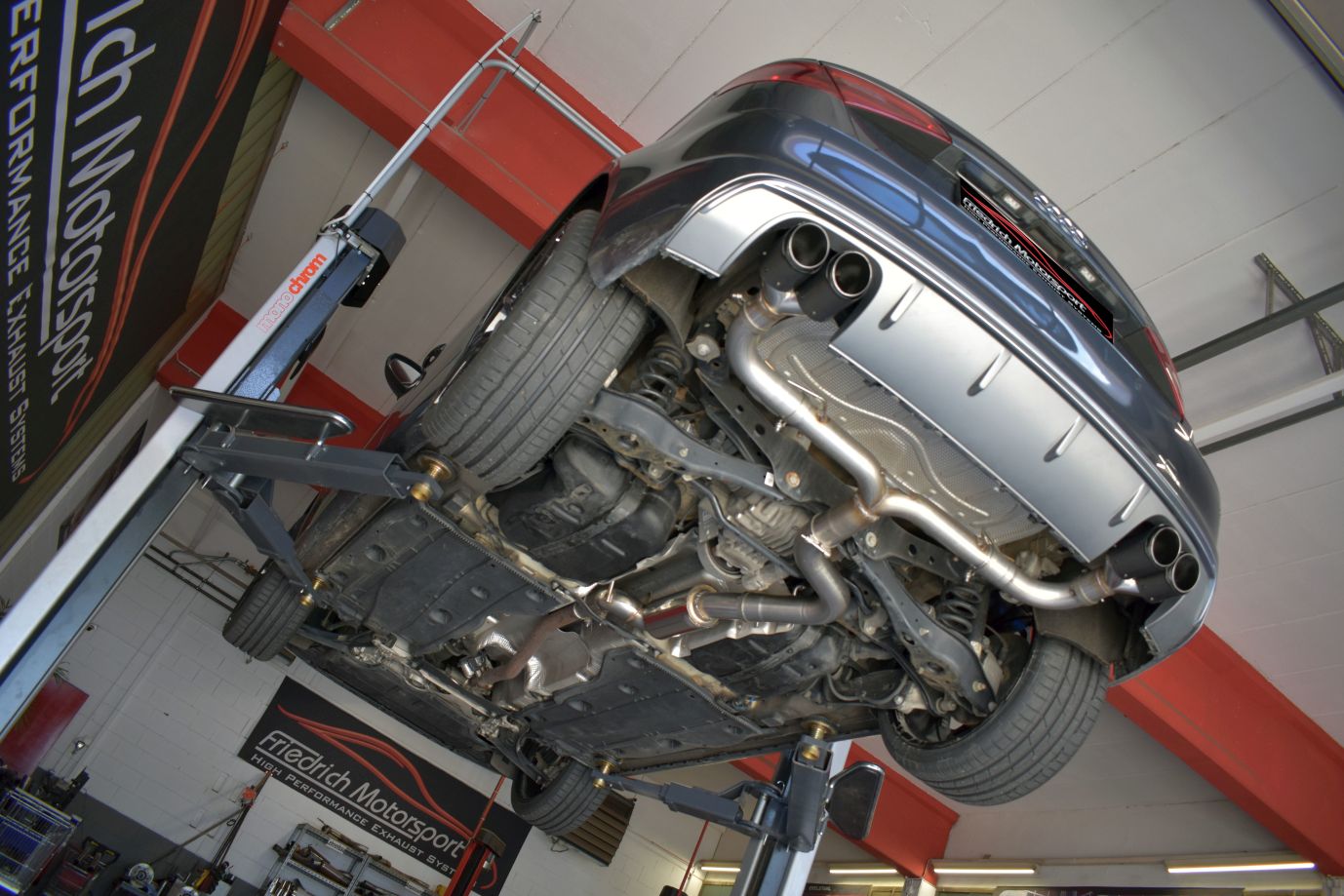 FMS 76mm Duplex-Anlage Audi A3 8V Sportback Quattro