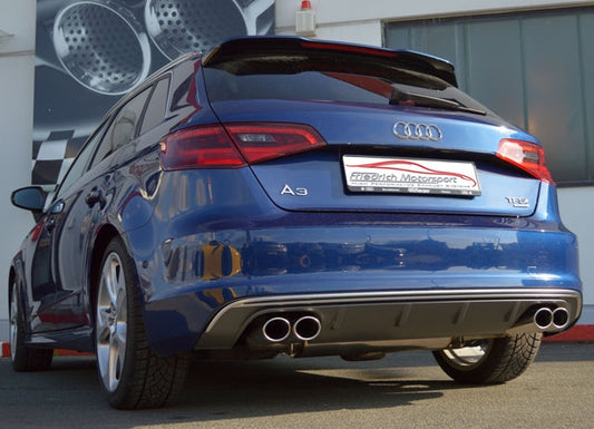 FMS 76mm Duplex-Anlage Audi A3 8V Sportback Quattro