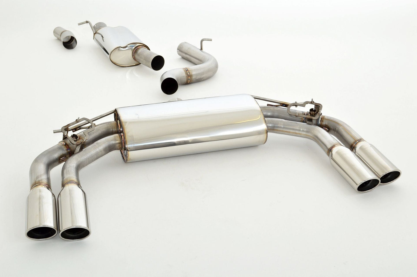 FMS 76mm Duplex-Anlage mit originaler Klappensteuerung Audi S3 8V Limousine Quattro