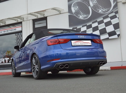 FMS 76mm Duplex-Anlage mit originaler Klappensteuerung Audi S3 8V Cabrio Quattro