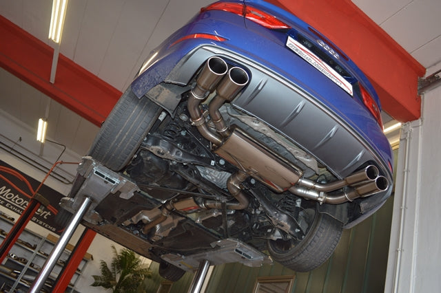 FMS 76mm Duplex-Anlage mit originaler Klappensteuerung Audi S3 8V Cabrio Quattro