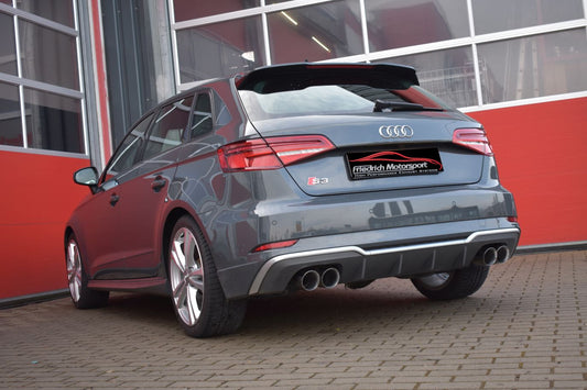 Friedrich Motorsport 76mm Duplex-Anlage mit originaler Klappensteuerung Audi S3 8V Sportback Quattro
