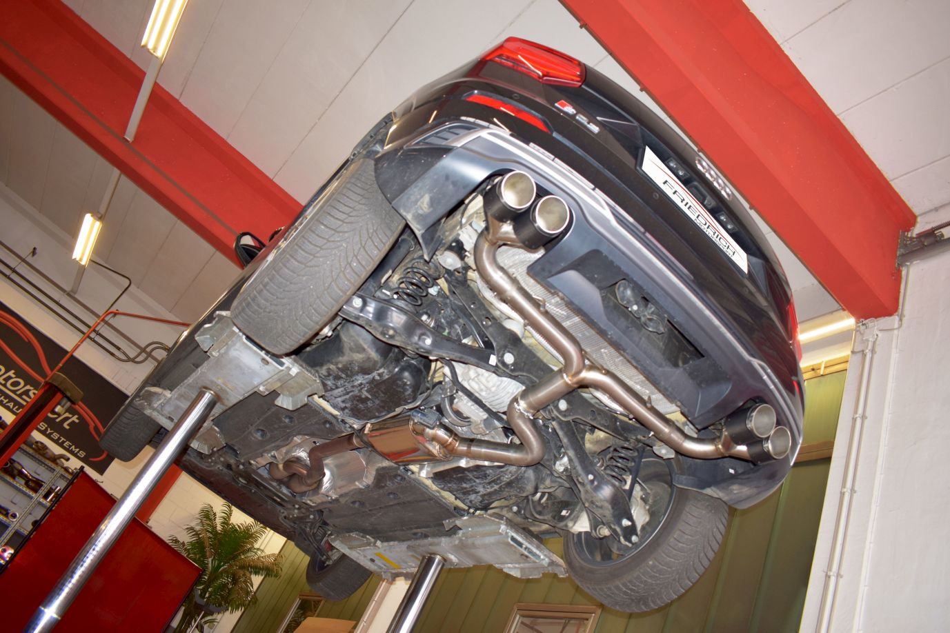 Friedrich Motorsport 76mm Duplex-Anlage mit originaler Klappensteuerung Audi SQ2 GA Quattro