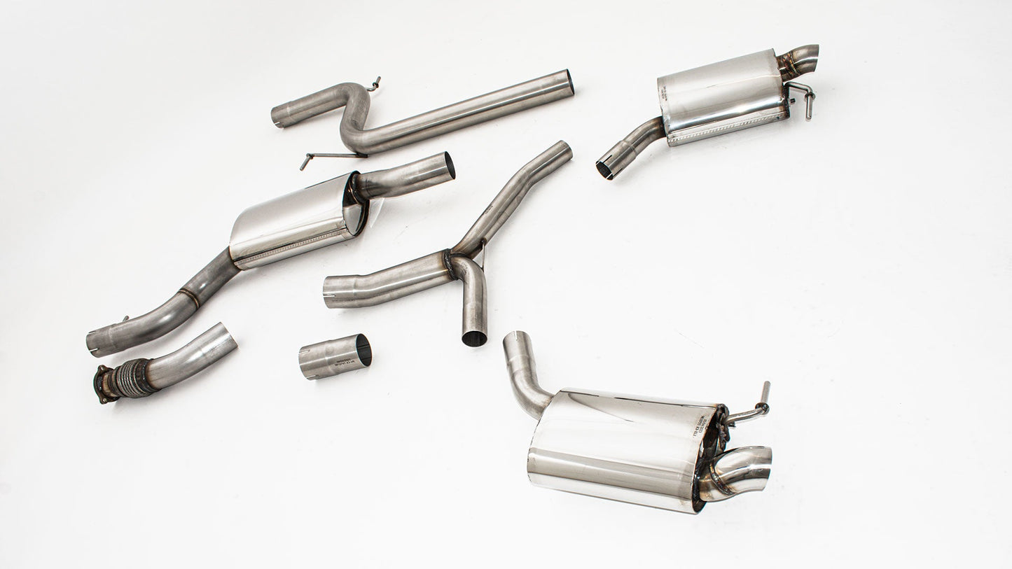 Friedrich Motorsport 76mm Duplex-Anlage Audi A5 B9 (F5/B8) Coupe und Cabrio