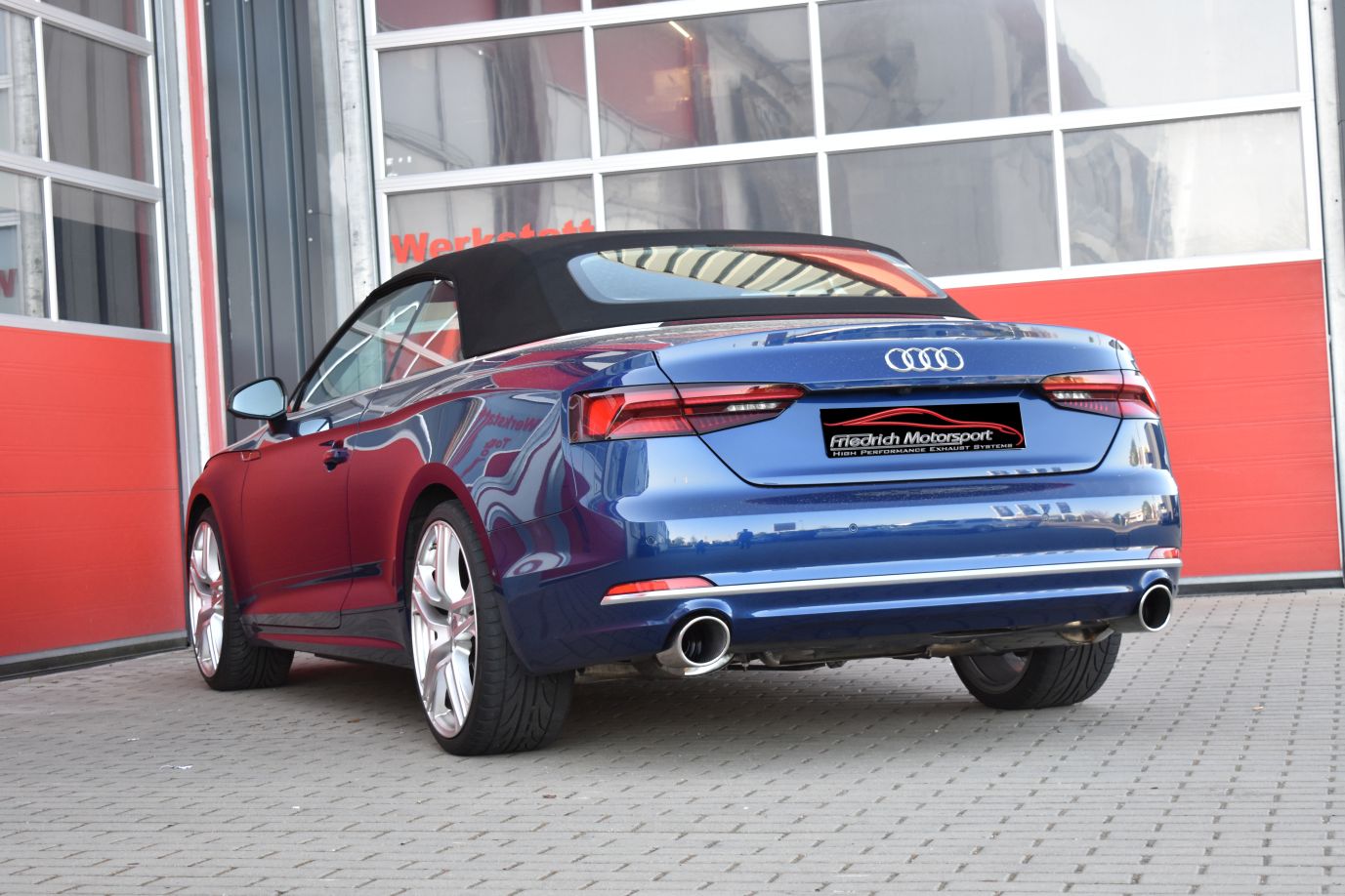 Friedrich Motorsport 76mm Duplex-Anlage Audi A5 B9 (F5/B8) Coupe und Cabrio