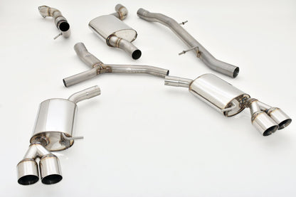 Friedrich Motorsport 76mm Duplex-Anlage Audi A5 B9 (F5/B8) Coupe und Cabrio Quattro