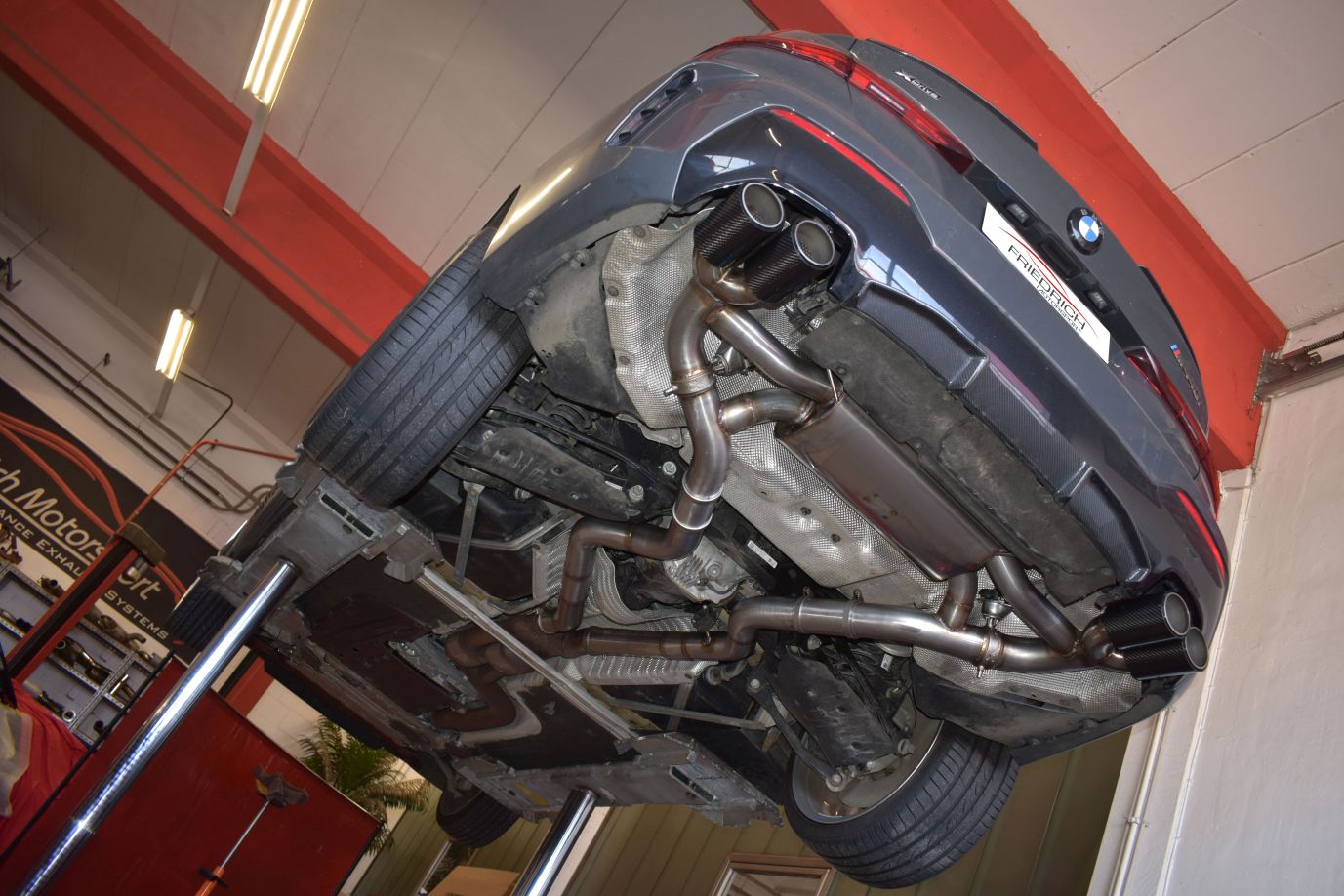 Friedrich Motorsport 76mm Duplex-Anlage Edelstahl