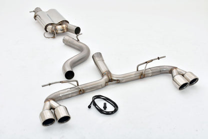 Friedrich Motorsport 76mm Duplex-Anlage mit originaler Klappensteuerung VW Golf VII R