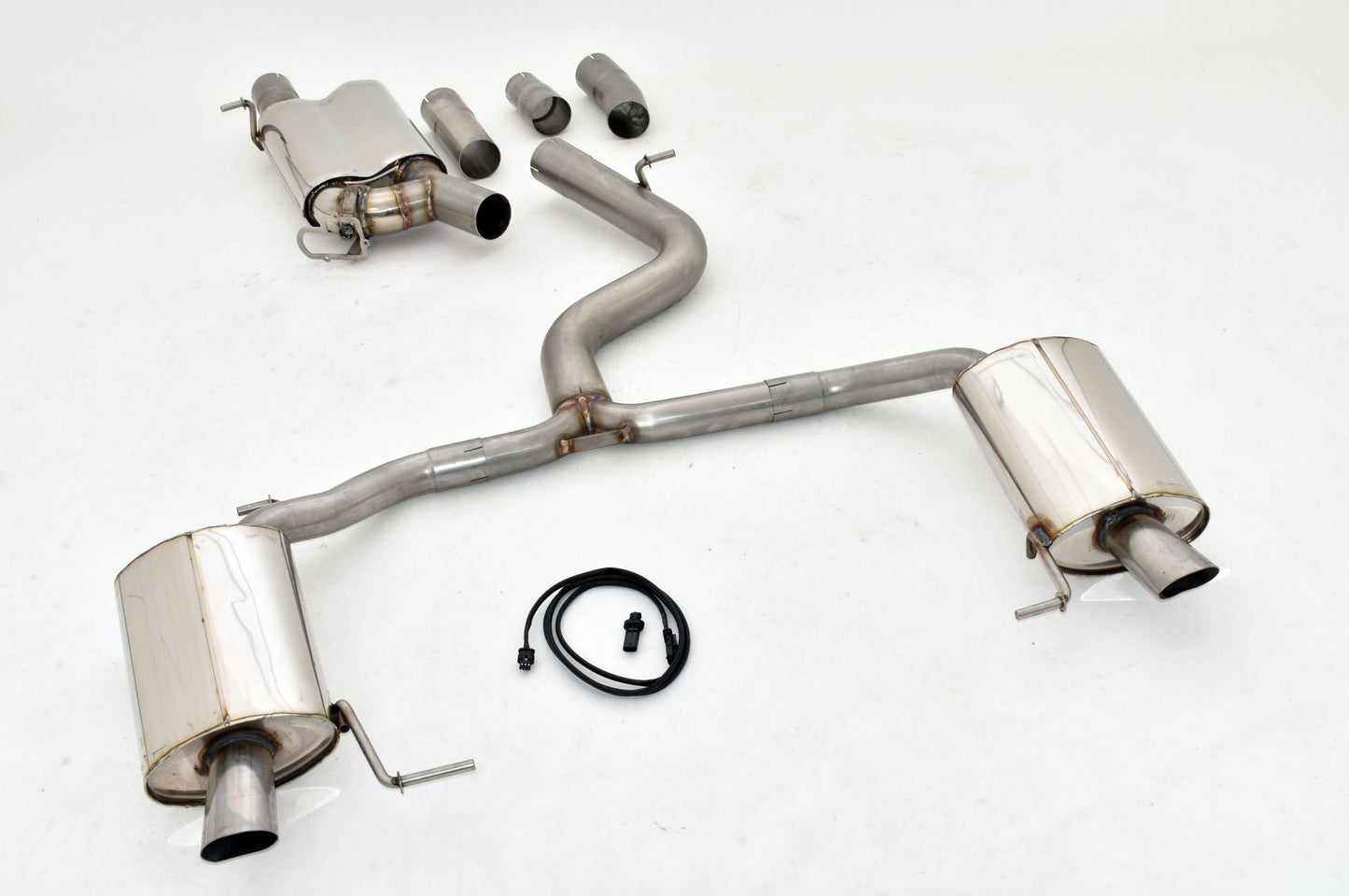 Friedrich Motorsport 76mm Duplex-Anlage mit originaler Klappensteuerung VW Passat B8 (3C) Limousine und Variant 4motion