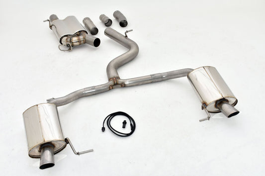 Friedrich Motorsport 76mm Duplex-Anlage mit originaler Klappensteuerung VW Passat B8 (3C) Limousine und Variant 4motion