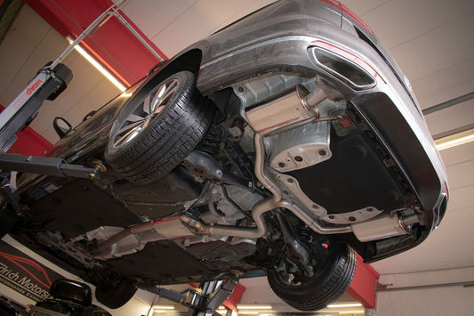 Friedrich Motorsport 76mm Duplex-Anlage mit originaler Klappensteuerung VW Passat B8 (3C) Limousine und Variant 4motion