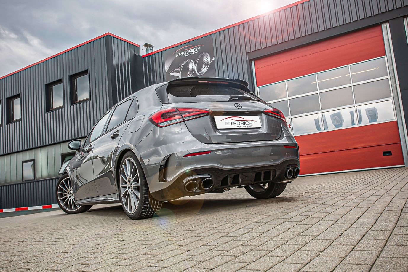 Friedrich Motorsport 76mm Duplex-Anlage Mercedes W177 A-Klasse Frontantrieb und 4MATIC