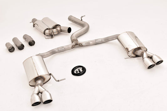 FMS 76mm Duplex-Anlage mit originaler Klappensteuerung Skoda Superb 3V (3T)
