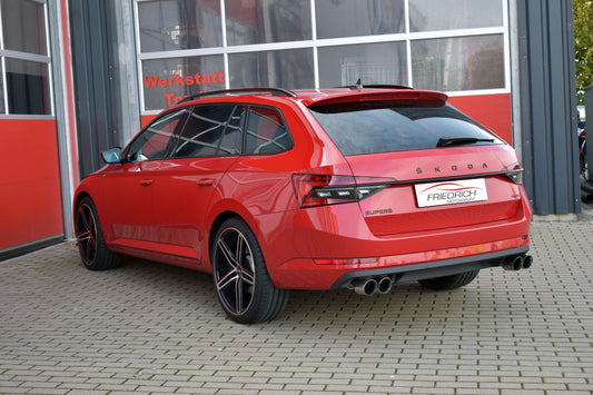 Friedrich Motorsport 76mm Duplex-Anlage Skoda Superb 3V (3T)