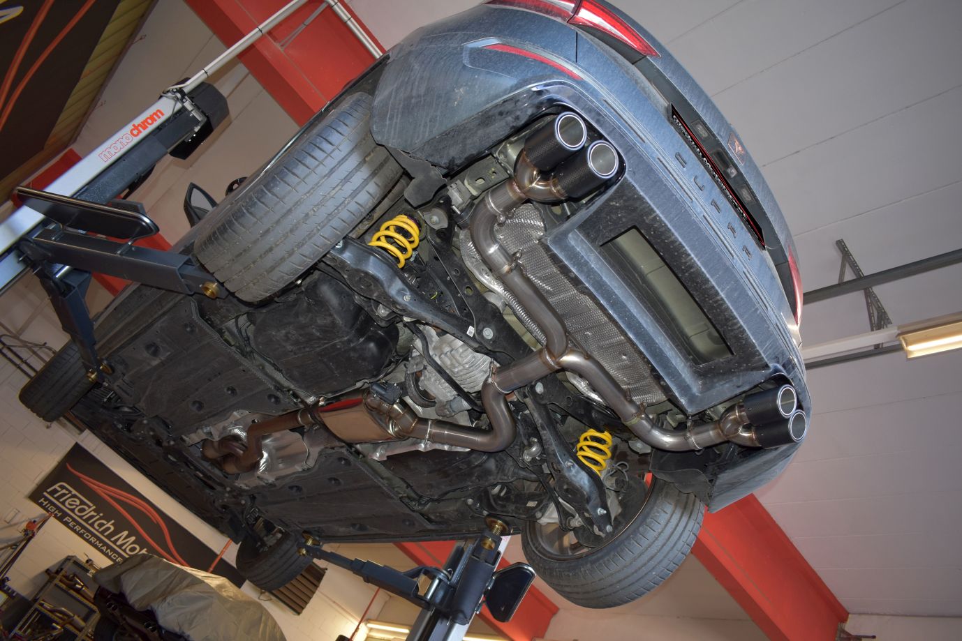 FMS 76mm Duplex-Anlage mit originaler Klappensteuerung Seat Cupra Ateca