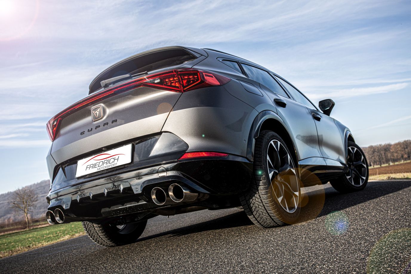 Friedrich Motorsport 76mm Duplex-Anlage mit originaler Klappensteuerung Seat Cupra Formentor 4drive (KM)
