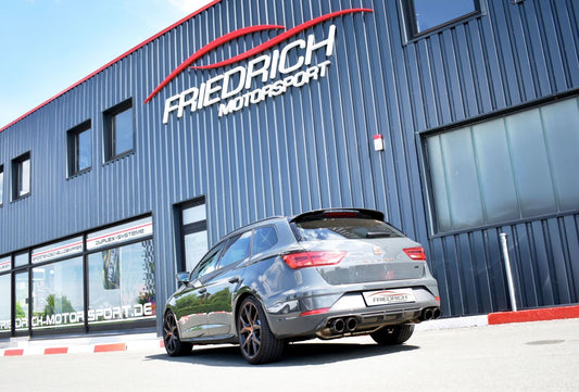 Friedrich Motorsport 76mm Duplexanlage Seat Leon 5F ST Cupra R 4Drive