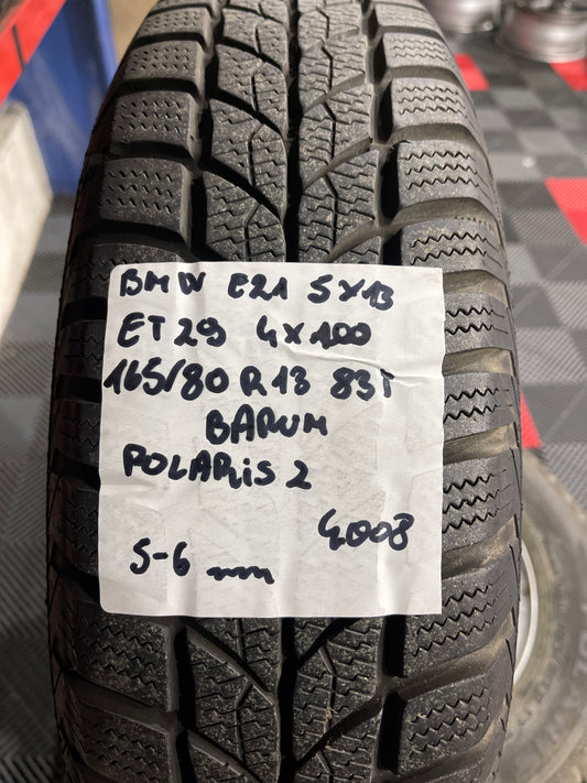 Original Winterräder BMW E21 5x13 ET28 4x120 165/80 Felge