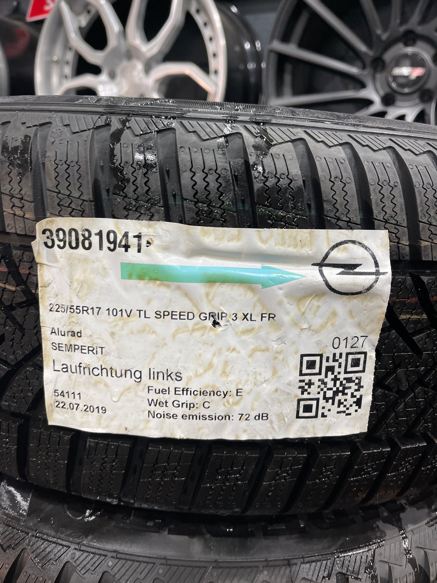 Original Opel Insignia B Winterkompletträder NEU 225/55 R17 101V XL 39081941 Winterräder