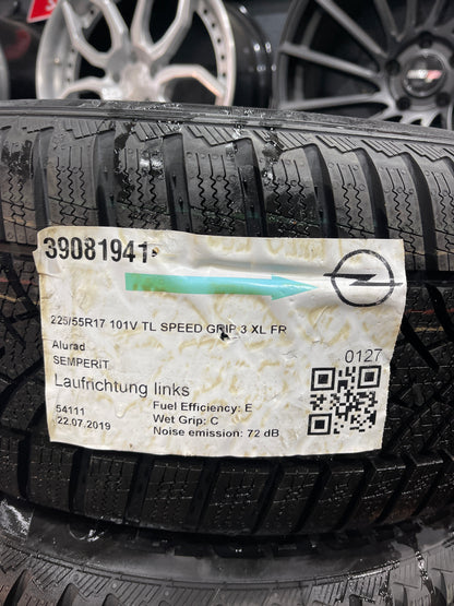 Original Opel Insignia B Winterkompletträder NEU 225/55 R17 101V XL 39081941 Winterräder