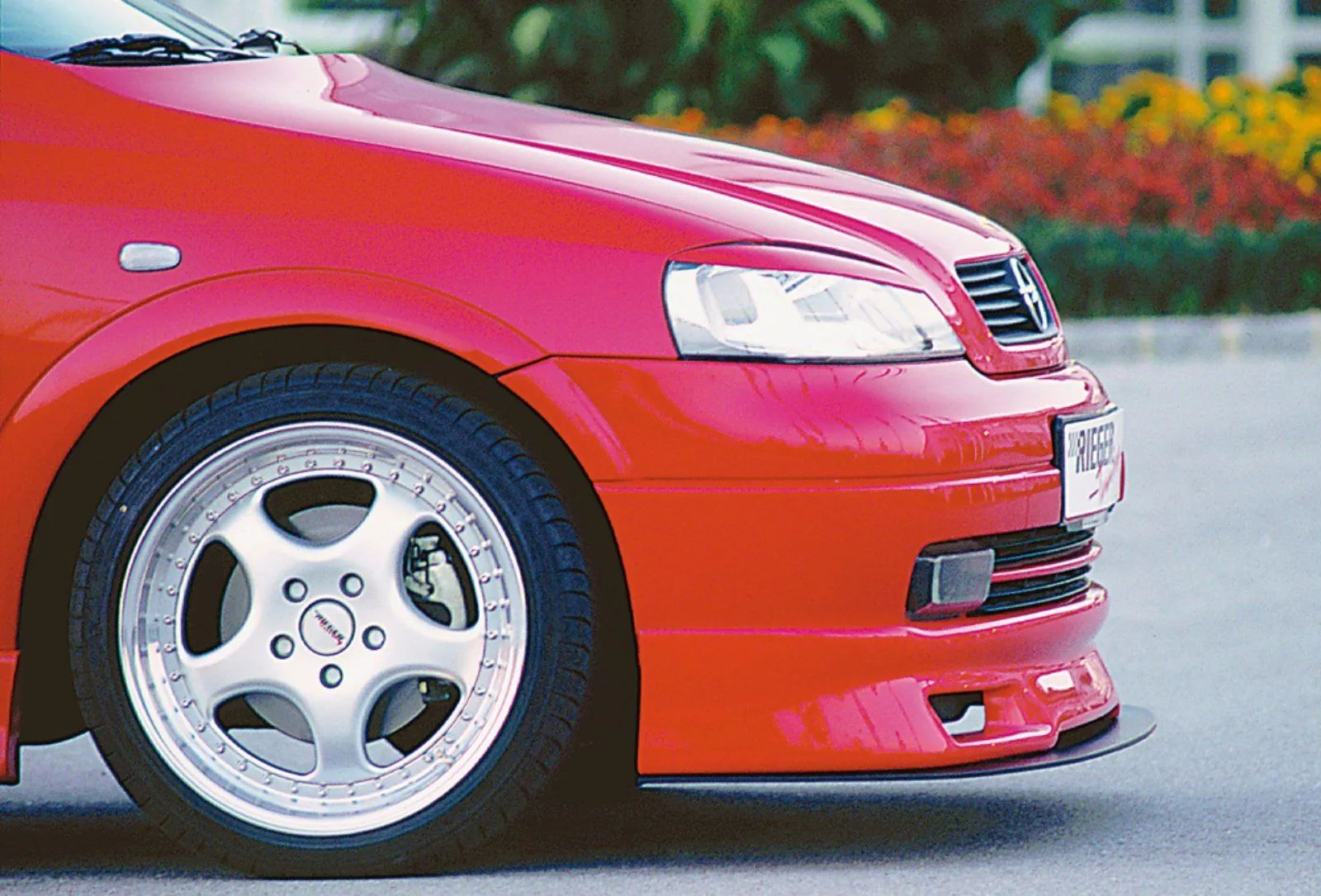 Opel Astra G Rieger Spoilerschwert 51102 für Spoilerlippe 51101 gerade