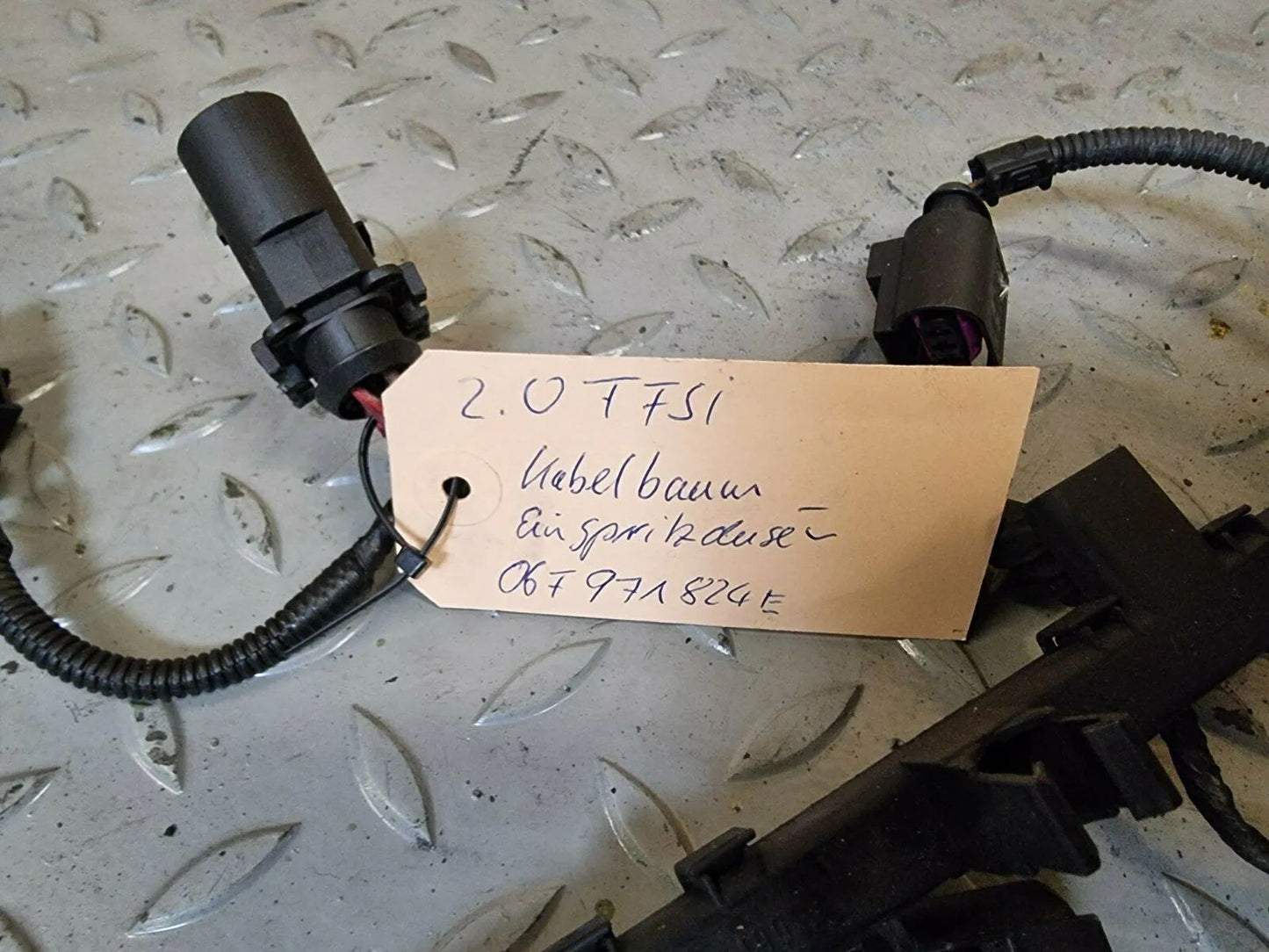 Audi S3 Kabel Kabelbaum Einspritzdüsen 2.0 TFSI 06F971824E VW A3