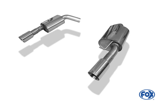 FOX BMW E90/91/92/93 335i/335d Endschalldämpfer rechts/links - 1x90 Typ 25 rechts/links