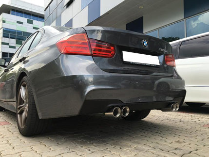 FOX BMW F30/31 - 316d/318d/320d M-Paket Endschalldämpfer quer Ausgang rechts/links - 2x80 Typ 25 rechts/links
