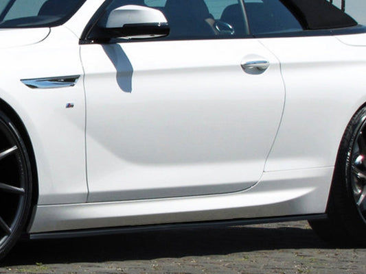 CUP Seitenschweller BMW 6er, F12,F13,F06 Ab Bj.: 2011 - Schwarz Matt
