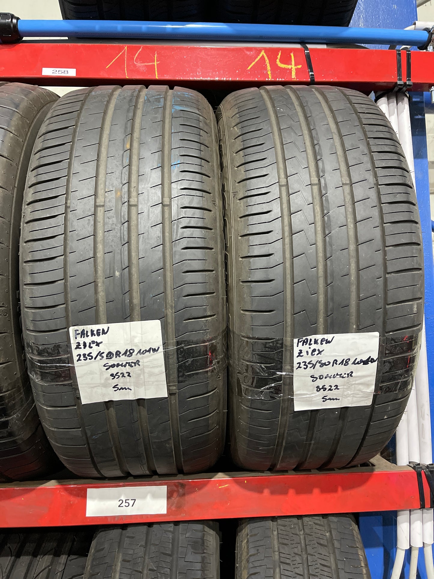 2x Falken Ziex ZE310 235/50R18 101W Sommerreifen Reifen
