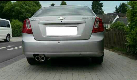 FOX Deawoo Lacetti - Stufenheck/Kombi Endschalldämpfer - 2x80 Typ 13