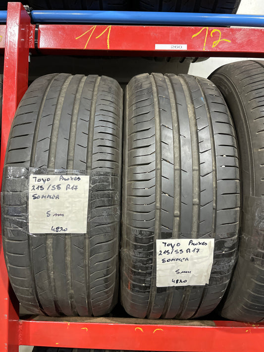 2x Toyo Proxes Sport XL 215/55R17 98Y Sommerreifen Reifen
