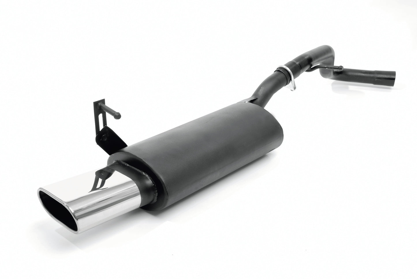 Novus Edelstahl Sportauspuff für Audi A3 / Seat Leon / VW Golf 4 / VW New Beetle 135x75mm